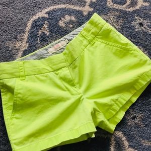 J.Crew Neon Yellow Chino's sz. 6